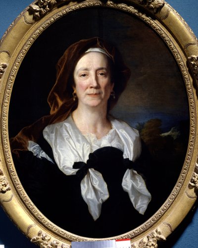 Retrato de Marie Serre, madre del artista de Hyacinthe Francois Rigaud