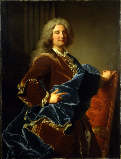 Retrato del Marqués Jean-Octave de Villars de Hyacinthe Francois Rigaud