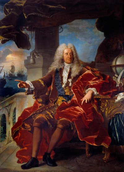 Retrato del banquero Samuel Bernard (1651-1739) de Hyacinthe Francois Rigaud