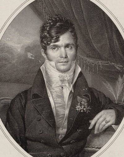 Retrato del director y compositor Gaspare Spontini 1774-1851, 1824 de Hyacinthe Louis Victor Jean Baptiste Aubry