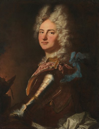 Retrato del conde palatino Cristián III de Birkenfeld-Bischweiler-Rappoltstein (más tarde duque Cristián III de Zweibrücken) de Hyacinthe Rigaud
