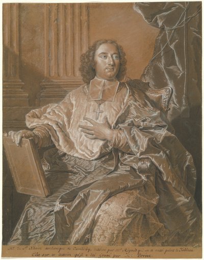 Monseñor Charles de Saint-Albin, arzobispo de Cambrai de Hyacinthe Rigaud