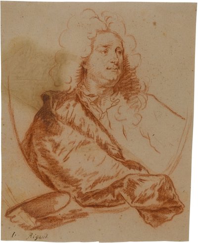 Retrato del pintor Charles de la Fosse (1636-1716) de Hyacinthe Rigaud