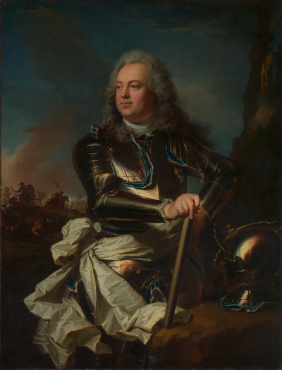 Retrato de un Oficial General de Hyacinthe Rigaud