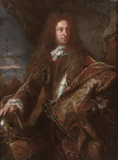 Retrato de un caballero, tradicionalmente identificado como John Churchill, primer duque de Marlborough de Hyacinthe Francois Rigaud