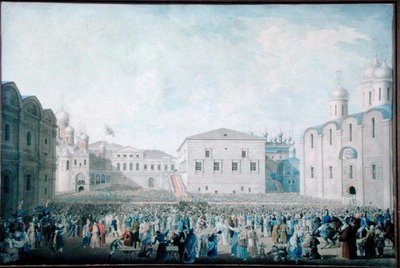 La Gran Recepción de Alejandro I (1777-1825) en el Kremlin el 15 de agosto de 1816 de I.A. Lavrov