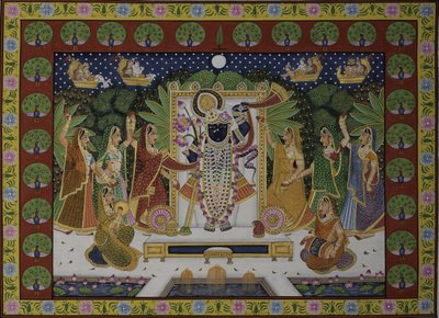 Las gopis adorando a Krishna de IMAGINEERS STUDIO