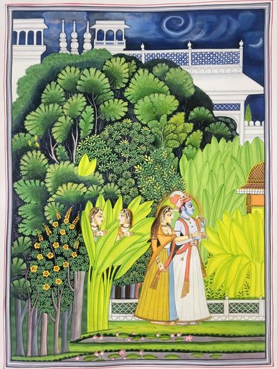 Jardín a la luz de la luna de Radha Krishna de IMAGINEERS STUDIO