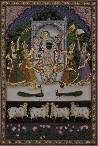 Shreenathji con las gopis de IMAGINEERS STUDIO