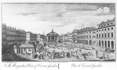 Vista en perspectiva de Covent Garden de I. (after) Maurer