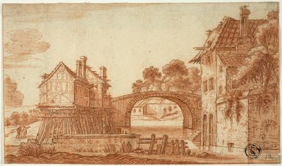Casas antiguas en el Canal de I Jan van de Velde