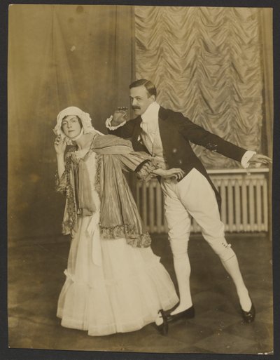 Ballet aristocrático (Graf Lalongue con la baronesa E. Rosin). de Iakob Vladimirovich Shteinberg