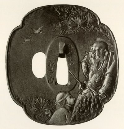 La pareja anciana Takasago, c1800-1820, 1910 de Ichijosai Hirotoshi