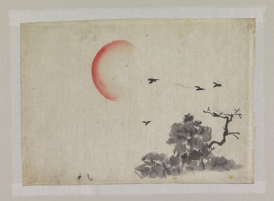 Paisaje con sol poniente de Ichirakasai