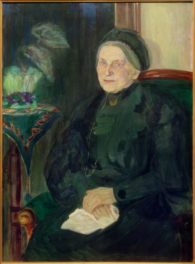 Retrato de una dama mayor (Emma Turck) de Ida Gerhardi