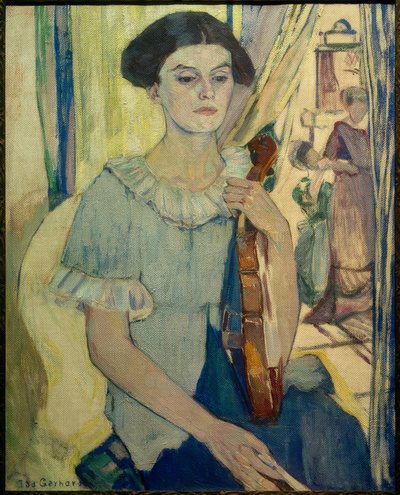 Violinista (Elli Bößneck) de Ida Gerhardi