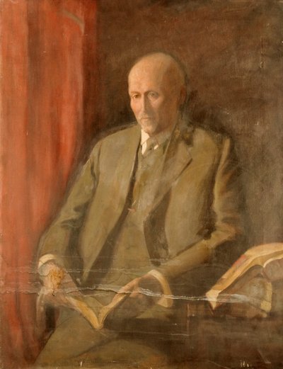 Retrato de hombre (óleo sobre lienzo) de Ida Lillie Strother-Stewart