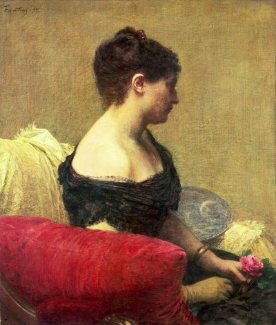 Retrato de Madame Maitre de Ignace Henri Jean Fantin Latour