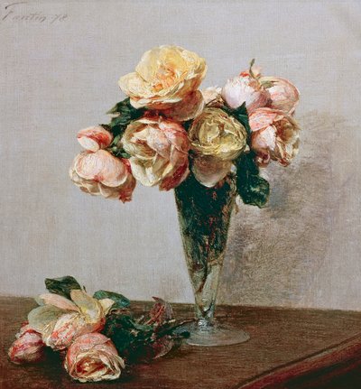 Rosa de Ignace Henri Jean Fantin Latour