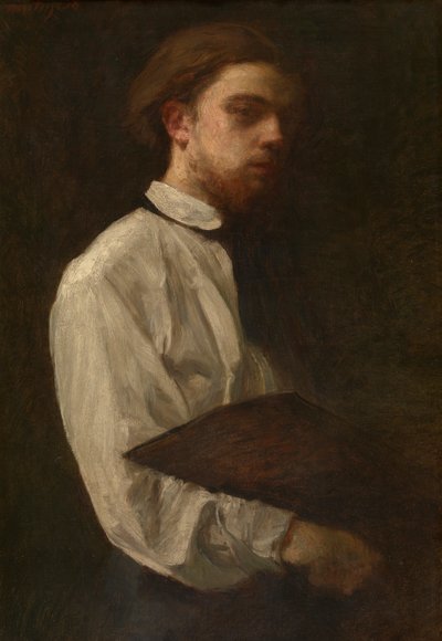 Autorretrato (óleo sobre lienzo) de Ignace Henri Jean Fantin Latour