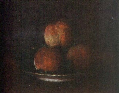 Tres melocotones de Ignace Henri Jean Fantin Latour