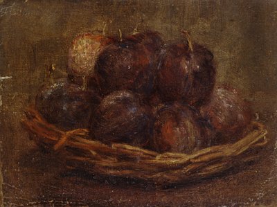 Una cesta de ciruelas, 1869 de Ignace Henri Jean Fantin Latour
