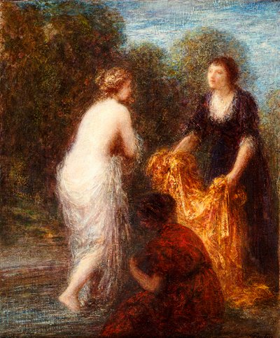 Después del baño de Ignace Henri Jean Fantin Latour