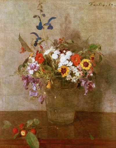 Flores de Otoño, 1864 de Ignace Henri Jean Fantin Latour