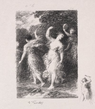 Baco de Ignace Henri Jean Fantin Latour