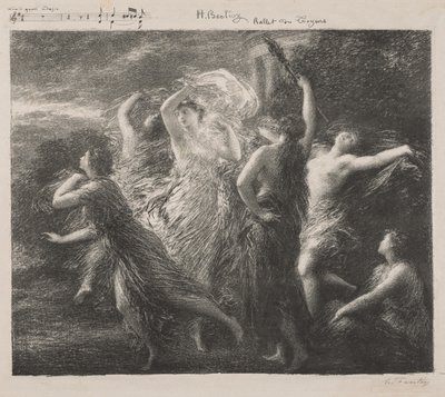 Ballet du Troyons, 1893 de Ignace Henri Jean Fantin Latour