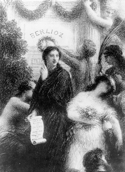 Berlioz, o El cumpleaños, 1876 de Ignace Henri Jean Fantin Latour