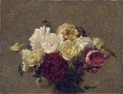 Ramo de rosas, 1879 de Ignace Henri Jean Fantin Latour