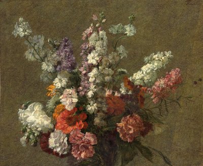 Delphiniums, 1899 de Ignace Henri Jean Fantin Latour