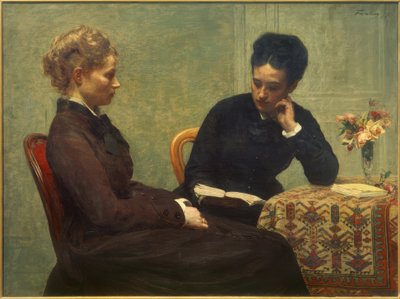 La lectura de Ignace Henri Jean Fantin Latour