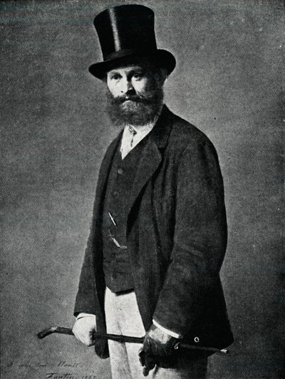 Edouard Manet. Del retrato de Fantin-Latour, 1901 de Ignace Henri Jean Fantin Latour