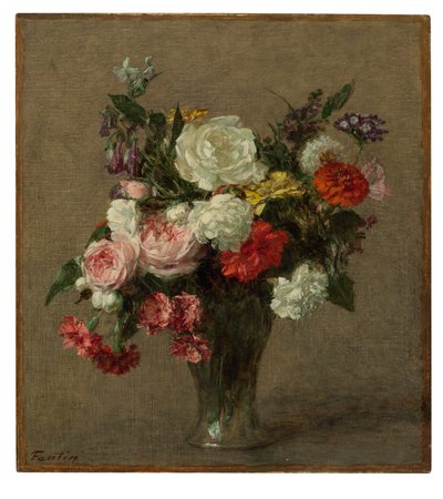 Ramo de flores, 1900 de Ignace Henri Jean Fantin Latour