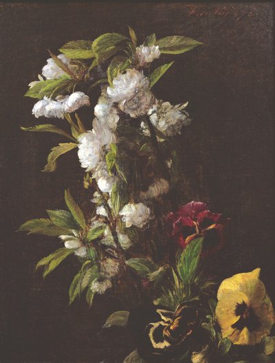 Flores, 1876 de Ignace Henri Jean Fantin Latour