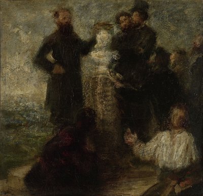 Homenaje a Delacroix, 1863-64 de Ignace Henri Jean Fantin Latour