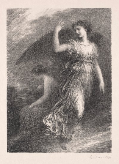 Le Paradis et la Peri - Debut, 1901 de Ignace Henri Jean Fantin Latour