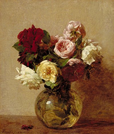 Rosas, 1884 de Ignace Henri Jean Fantin Latour