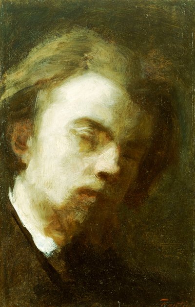 Autorretrato, 1858 de Ignace Henri Jean Fantin Latour