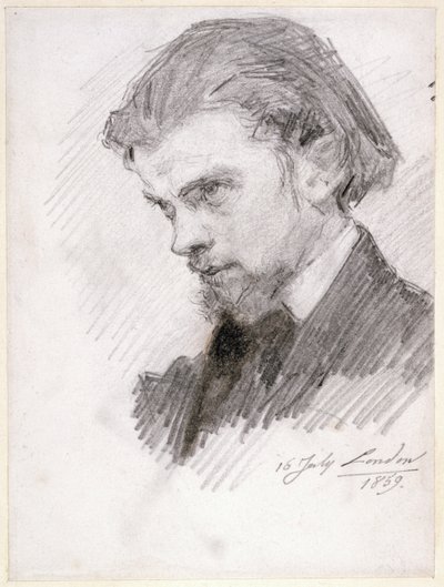 Autorretrato, 1859 de Ignace Henri Jean Fantin Latour