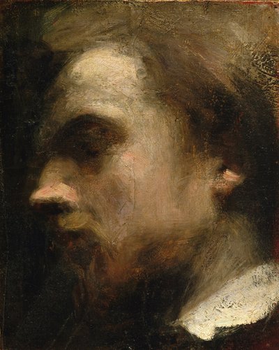 Autorretrato, c.1858 de Ignace Henri Jean Fantin Latour