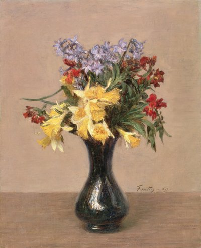 Flores de primavera, 1869 de Ignace Henri Jean Fantin Latour