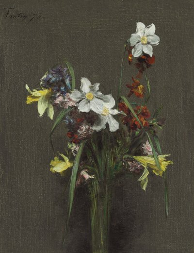 Flores de primavera de Ignace Henri Jean Fantin Latour