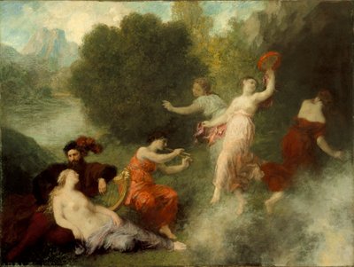 Tannhäuser en el Venusberg, 1864 de Ignace Henri Jean Fantin Latour