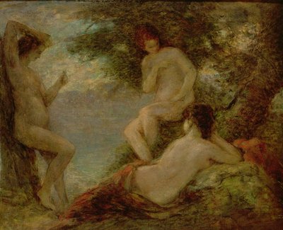 Los Bañistas, c.1904 de Ignace Henri Jean Fantin Latour