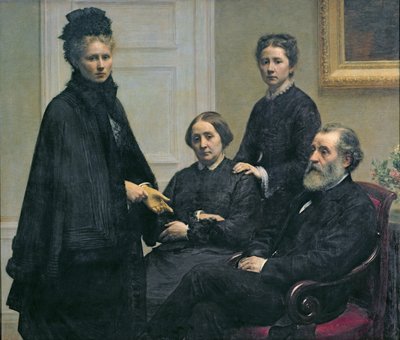 La familia Dubourg, 1878 de Ignace Henri Jean Fantin Latour