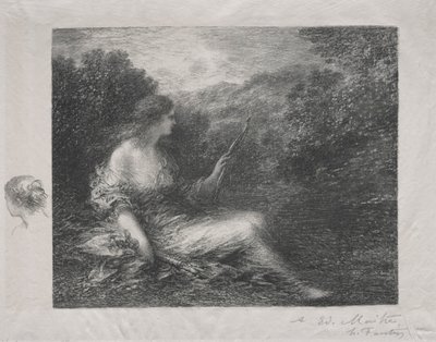 La Cazadora de Ignace Henri Jean Fantin Latour