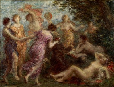 La tentación de San Antonio de Ignace Henri Jean Fantin Latour